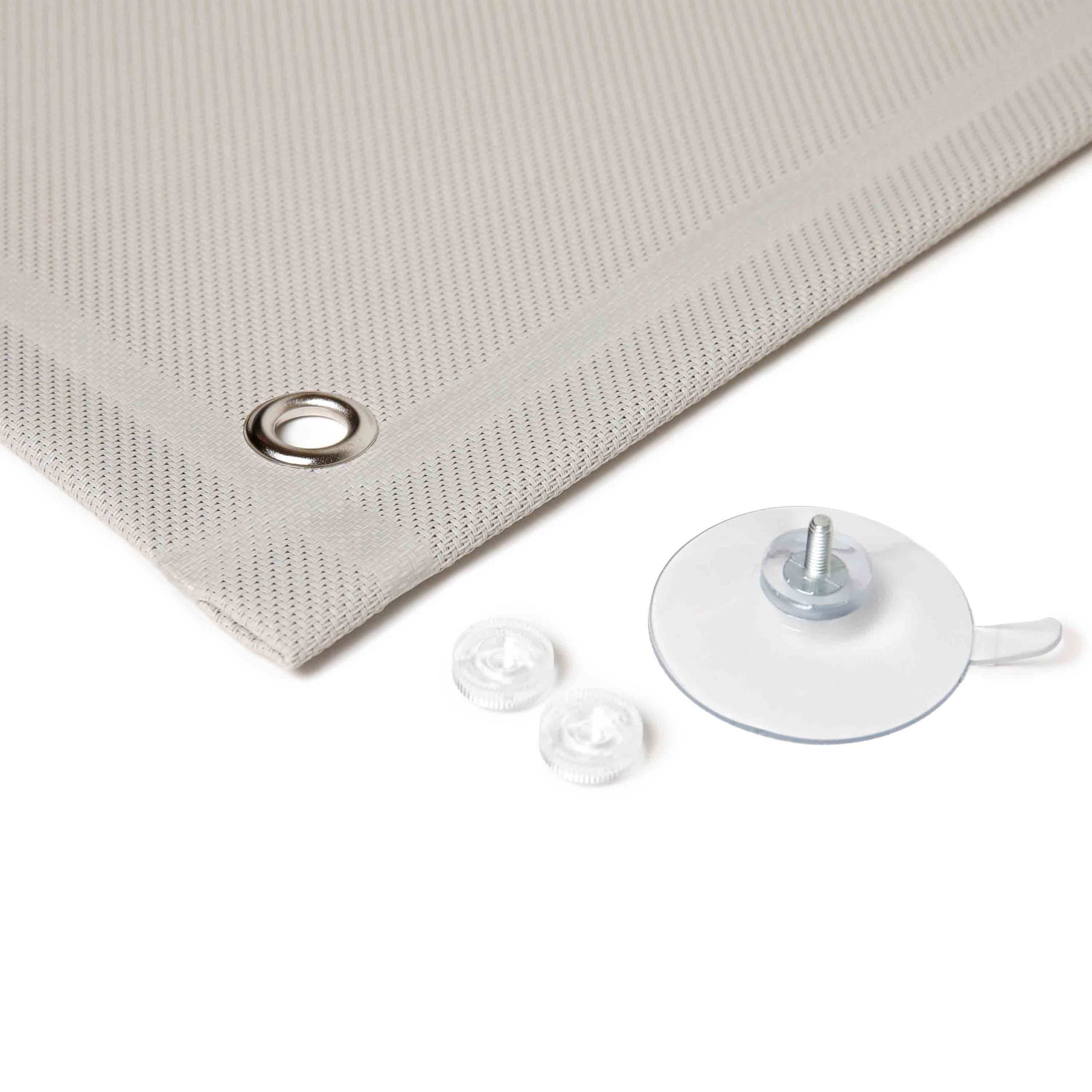 Screendoek serge doek met zuignappen zonwering doek op maat