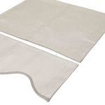 Zonneschermdoek doek vervanging acryldoek knikarmscherm doek met volant zonweringdoek op maat kopen montage monteren service zelf doen doe het zelf klussen markies zonnescherm zonwerend zonwering afwerking decoratie versiering mode